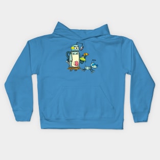 robot housekeeper Kids Hoodie